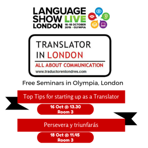 Language Show 2015 Seminars' Flyer